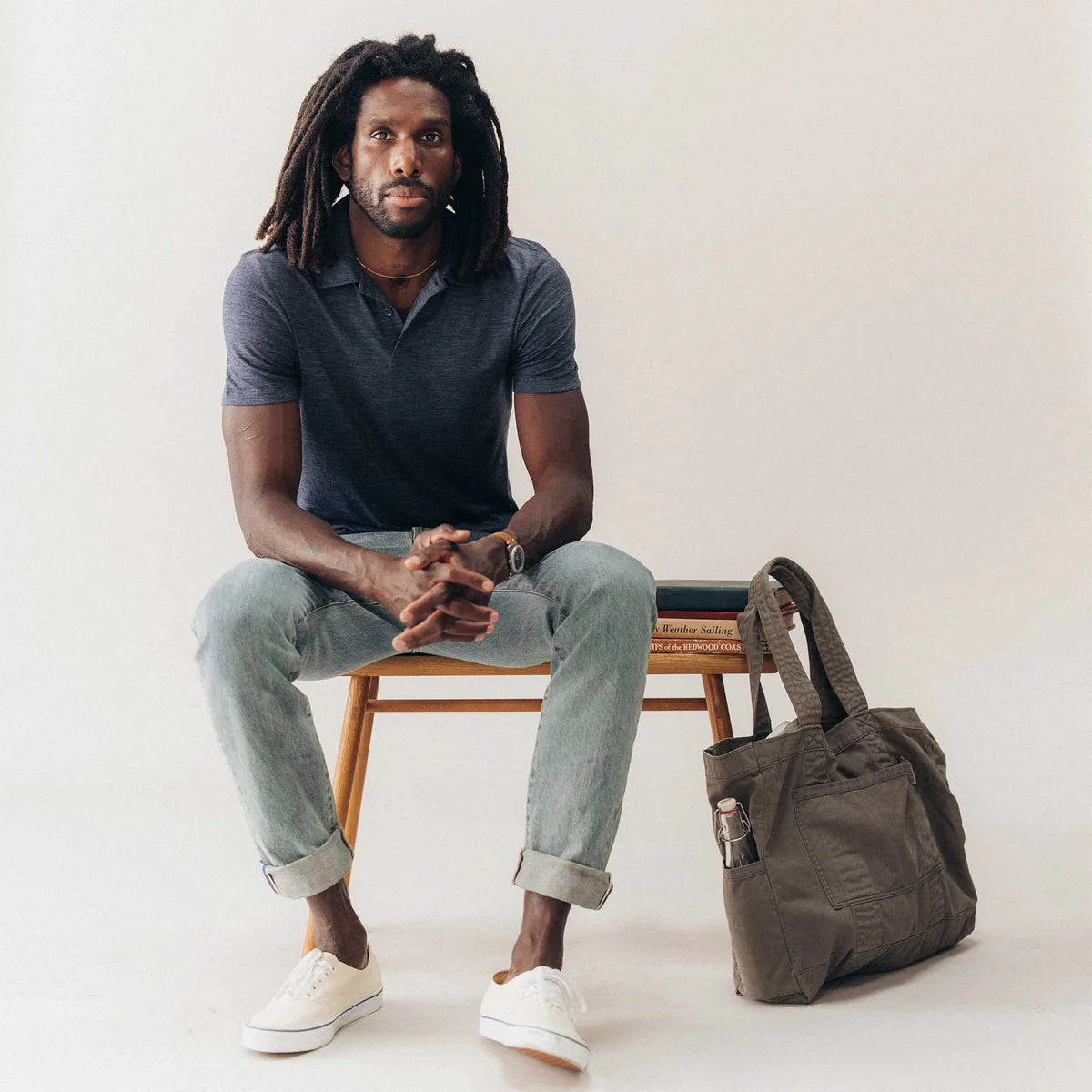 Men's Indigo Blue Classic T-Shirts