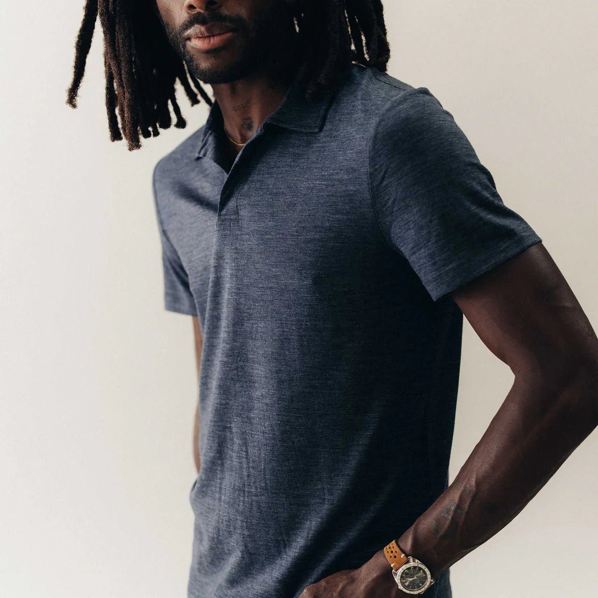 Men's Indigo Blue Classic T-Shirts