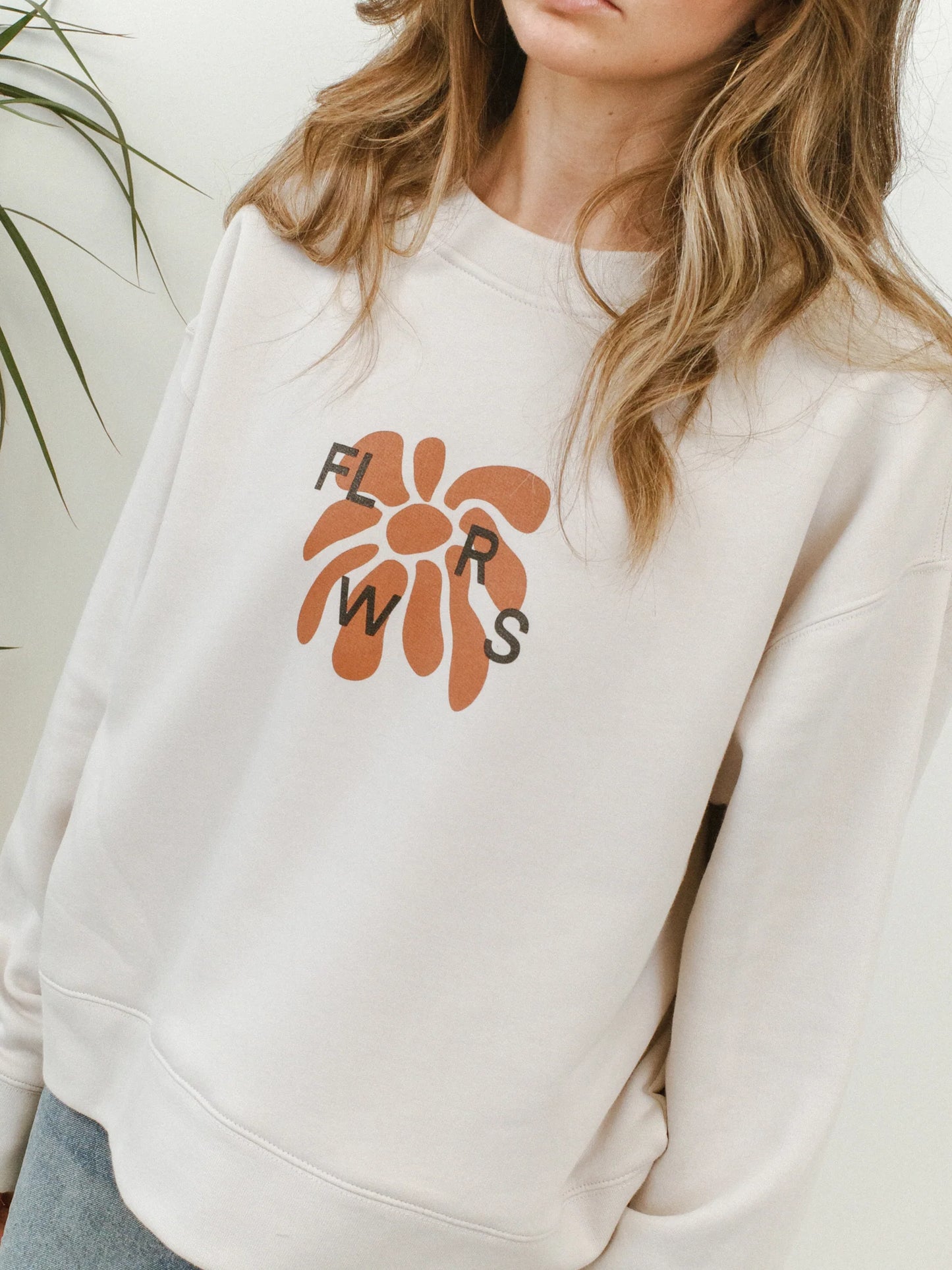 FLWRS Relaxed Crew Neck Sweatshirt